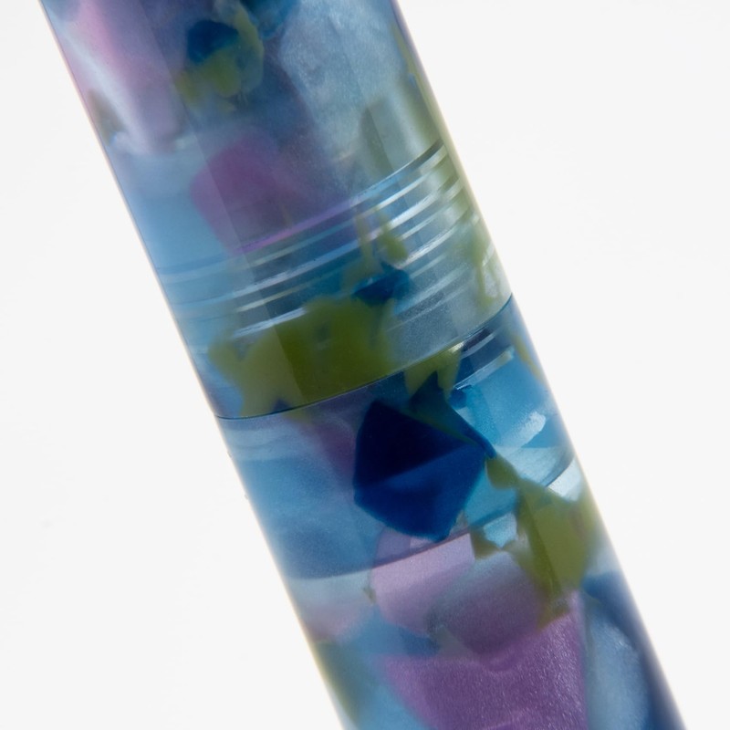 Monteverde MVP Fountain Pen Blue Squares - Stub Nib -