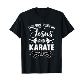 Funny Karate Design For Girls Women Karate Martial Art Lover T-Shirt