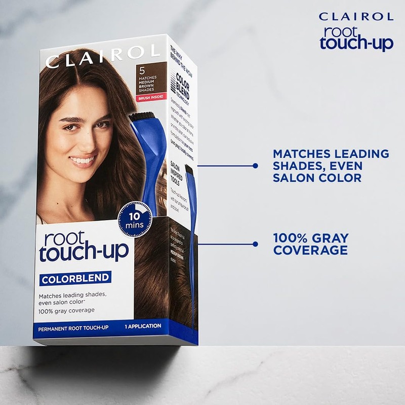 Clairol Root Touch-Up by Nice'n Easy Permanent Hair Dye, 9A
