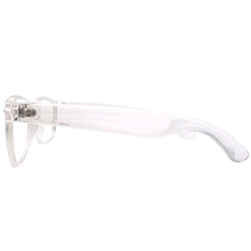 KKD Large Wellington Non-prescription Glasses, Fashion Frames, UV Cut Lenses,