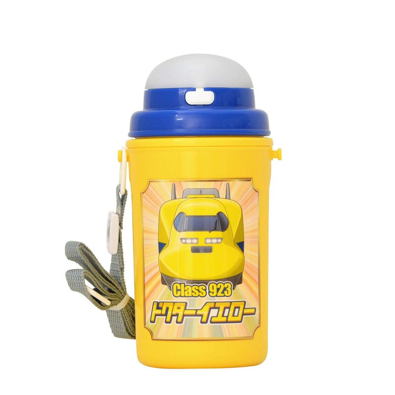 Shinkansen Straw Insulated Water Bottle [Hayabusa Kagayaki Doctor Yellow] (Doctor