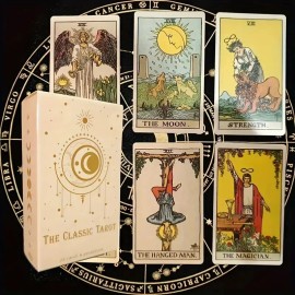 78Pcs Tarot Cards Set Full English Tarot Cards with Box for beginners with Guide