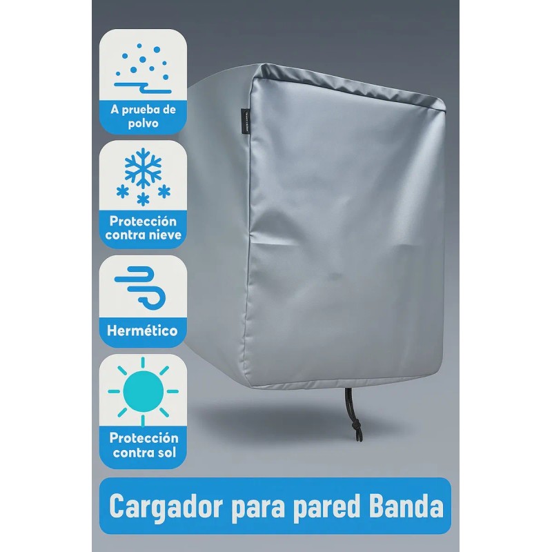 Funda Impermeable Byd Para Cargador Eléctrico Plata
