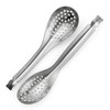 2 Pcs Slotted Spoons, Stainless Steel Caviar Colander Spoon for