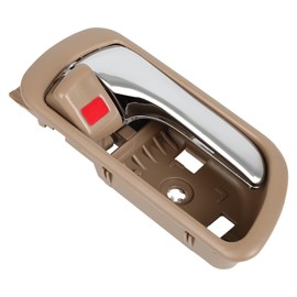 OCPTY Door Handles Interior Passenger Side Replacement Fit 2002-2006 for Toyota for Camry Beige+Chrome 1pc