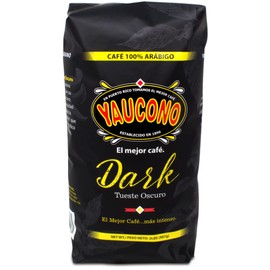 Yaucono Dark Roast Whole Bean Coffee, Puerto Rico, 100% Arabica, 2 Pound (Pack of 1)