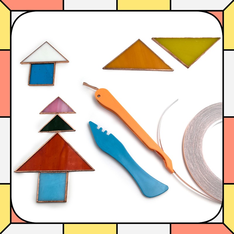 7/32" Copper Foil Hand Foiler, Hand Foiler for Stained Glass,