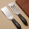 【2Pcs】 Small Spatula, Mini Serving Spatula for Kitchen Use, Metal