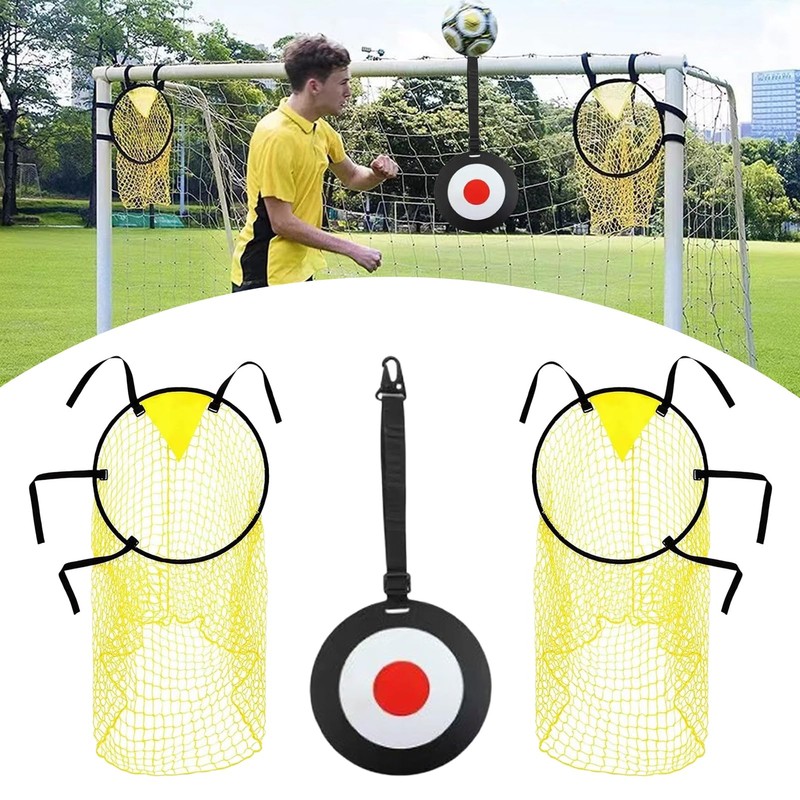 3PCS Football Training Equipment Set - Includes 2 Top Bins