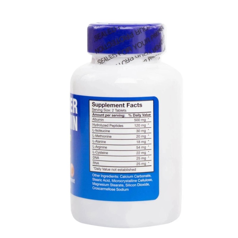 Nu-Health 8 bottles of Super Albumin 100 Tablets Dietary Supplement