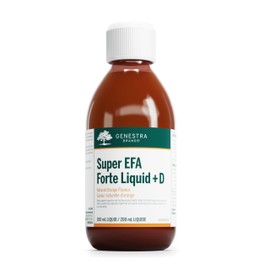 Genestra Brands - Super EFA Forte Liquid + D - Fish Oil Formula to Support Cognitive, Cardiovascular, and Joint Health - 200 ml Liquid - Natural Orange Flavour