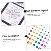 FOMIYES 8sheets Face Gems Stickers for Festival Makeup Rhinestone Jewels