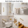2 Pack 500mm 20inch Grab Bar Rail, 304 Stainless Anti