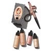 Luminess Air Icon Makeup Airbrush System and 4-Piece Foundation Starter Kit, Warm Coverage - Quick, Easy & Long Lasting Application - Includes Silk 4-In-1 Foundation, Highlighter & Blush