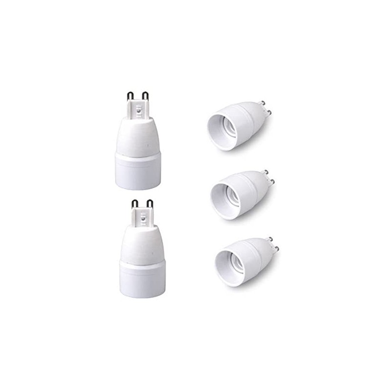 ShuoHui 5x G9 to E14 Light Lamp Socket Adapter Converter