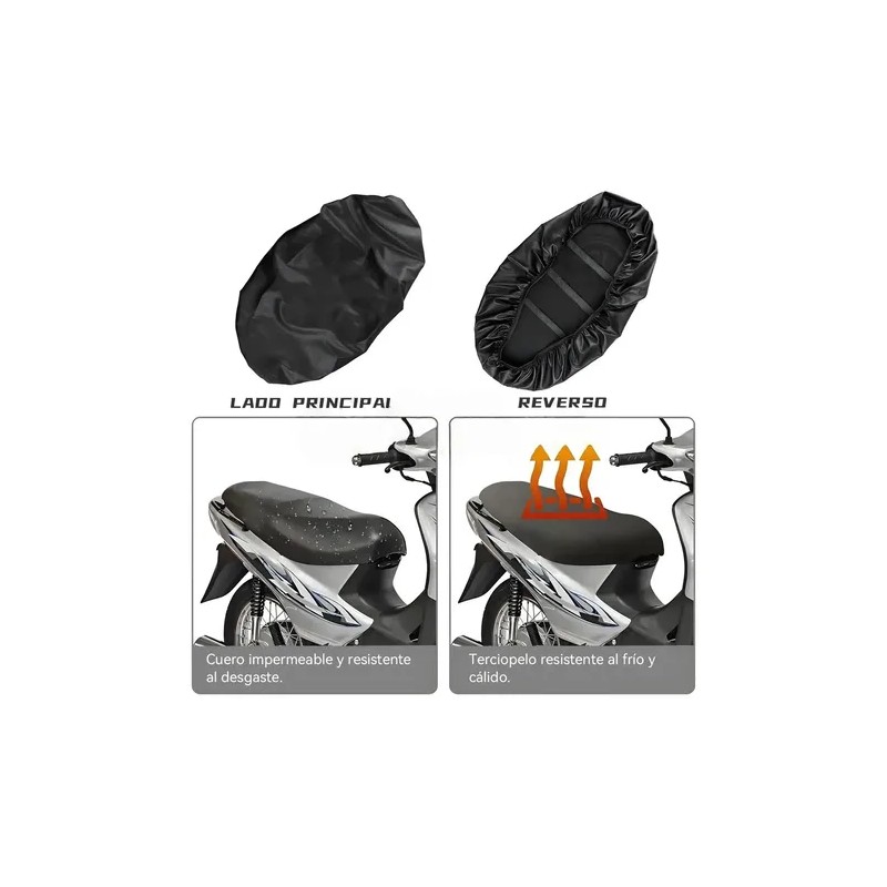 Funda De Asiento Impermeable Con Protección Solar Para Moto