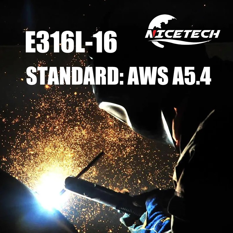 NICETECH E316L-16 Arc Welding Rod Stainless Steel Stick Electrodes (5/64",