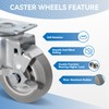 CWfutureparts 4 Inch Casters Set of 4 Heavy Duty Caster