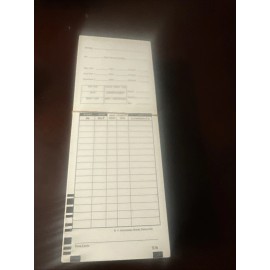 Lathem Time Cards for 7000E and 7500E Time Clocks 100/Pack (E79-100) 896111