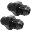 2Pcs 6AN to 6AN Male Flare Coupler Union Straight Fuel