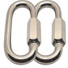 Quick Chain Link Repair Carabiner, Marine A4 Stainless Steel 316