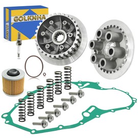 Clutch Center Inner Hub & Outer Pressure Plate Gasket Kit Compatible with Yamaha Raptor 700/700R 2006-2024 OEM# 1S3-16351-00-00 1S3-16371-10-00