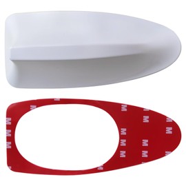 MIFADLE US Shark Fin Roof Car Antenna White Radio FM/AM for 2011 Dodge Challenger SE Coupe 2-Door 3.6L 3604CC 220Cu. in. V6 Flex DOHC Naturally Aspirated