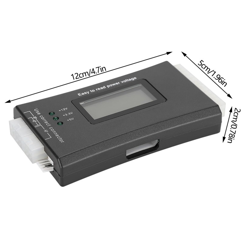 KooingTech Power Supply Tester for PC, 20/24 4/6/8 Pin Computer