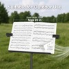Vekkia Music Stand - Lightweight and Portable, Adjustable Panel Extension
