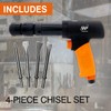 Air hammer,WP WORKPAD 270mm long barrel air chisel kit with