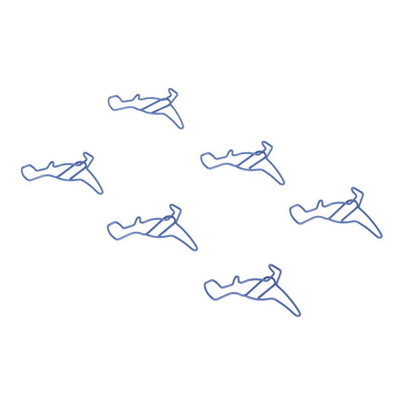 50pcs Paper Clips Strong Clamping Power Electroplating Process Colorfast Paperclips