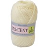 Richmore Percentage Yarn, Medium Thick, Col.2 Cream, 1.4 oz (40
