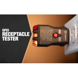Southwire GFCI Receptacle Tester - Push-Button Outlet Tester for Fast & Accurate Wiring Checks - Compact & Durable Housing - 7 Test Functions