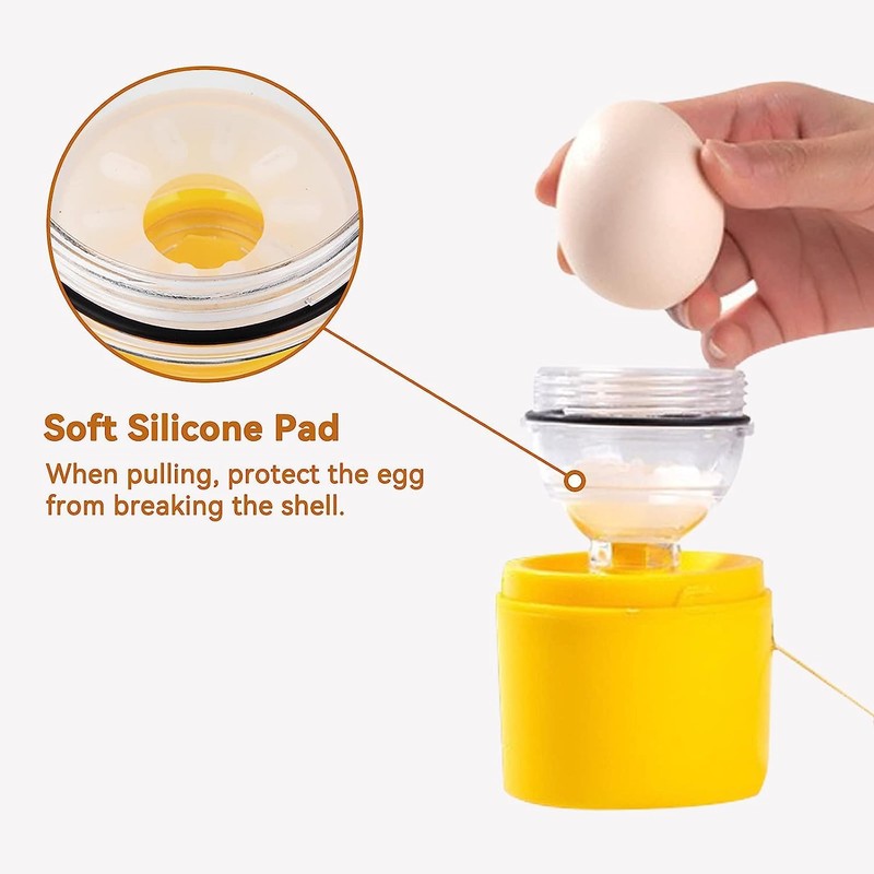 Pwshymi Manual Egg Spinner，Portable Egg Scrambler, Egg Yolk and Egg