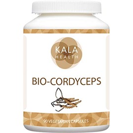 Kala Health - Pure Cordyceps Sinensis 740mg (90 Vegetarian Capsules)- The Natural Mushroom for Increased Vitality, Endurance and Stamina