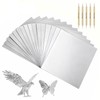 PanLuoNais 100 Pcs Thick Craft & Embossing Foil Sheets ,Durable