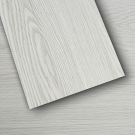Art3d Peel and Stick Floor Tile Vinyl Wood Plank 36-Pack 54 Sq.Ft, White-ash, Rigid Surface Hard Core Easy DIY Self-Adhesive Flooring