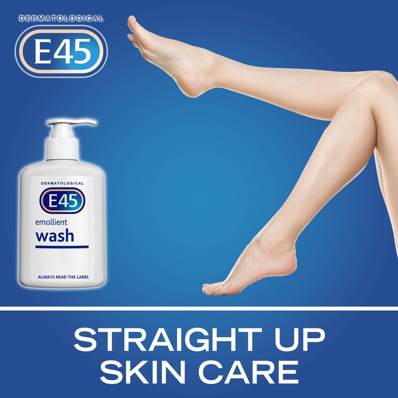 E45 Dermatological Emollient Wash Cream , 250 ml