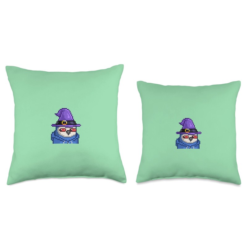 Moonbirds CC0 NFT Throw Pillow, 16x16, Multicolor