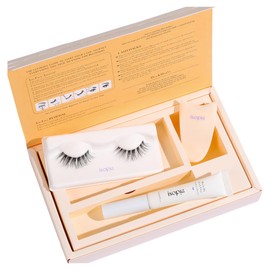 ISOPIA False Eyelashes, Ultra Soft Clear Band Lashes Wispy, Reusable Strip Lashes, Natural Lashes 1s Wearing Starter Friendly Kit (TOUCH)