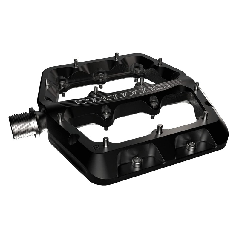 Waveform Aluminum Pedals - Large - Black (Orange, Large)