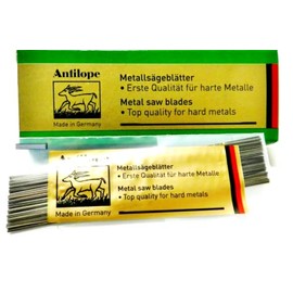 JTS Antilope Jewelers - Hojas de sierra #3 para hacer joyas, paquete de 144 unidades. Fabricado en alemán