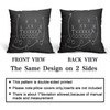 American Football Pillow Cover Set of 2 Tactics Chalk Blackboard