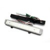 2x Clear Lens Rear Bumper Reflector LED Fog Tail Stop