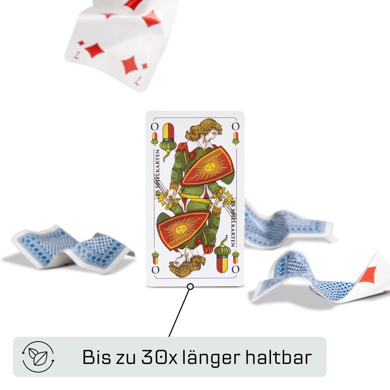 TS Playing Cards Sheep Head Cards Plastic, Waterproof, Bavarian Leaf