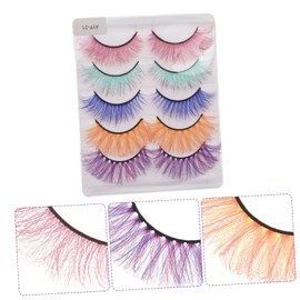 Baluue 15pairs Natural Look False Eyelashes Soft and Lightweight Fake Lash Extensions for Occasions Easy Application and Reusable for Dramatic Eye Makeup