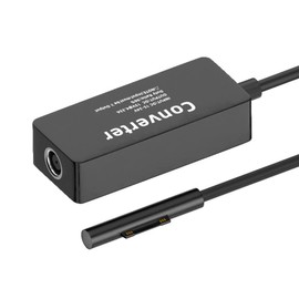 CY Surface Charge Converter, DC 7.4 x 5.0 mm to Surface Pro3/4/5/6/7/8/9 Book Pro 65 W DC 15 V Charging Adapter