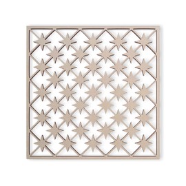 Lattice Panel with a Twisted Screen Decorative Design MDF Home & Yard Décor - Wall Panel - Privacy Screen - Trellis - Indoor and Outdoor Use