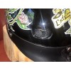 Tennessee Leather Lady Rider Black Dot Approved Motorcycle Helmet With