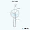 gotonovo Wall Mount Chrome Polished Solid Brass Handheld Shower Head